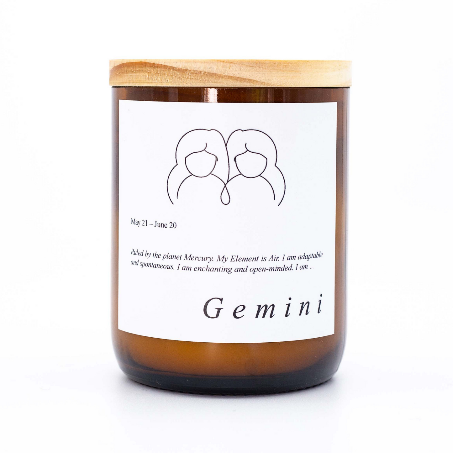 Zodiac Mid Candle - Gemini