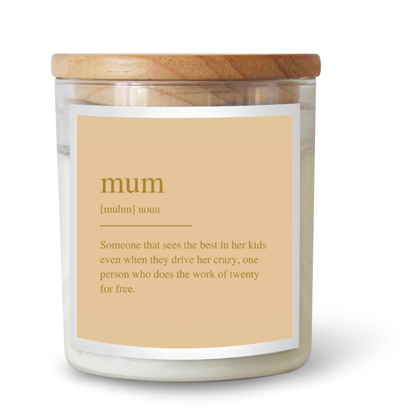 FOIL Dictionary Meaning Mum Candle